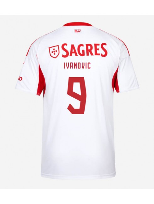 Benfica Franjo Ivanovic #9 Ausweichtrikot 2025-26 Kurzarm Benfica Franjo Ivanovic #9 Ausweichtrikot 2025-26 Kurzarm